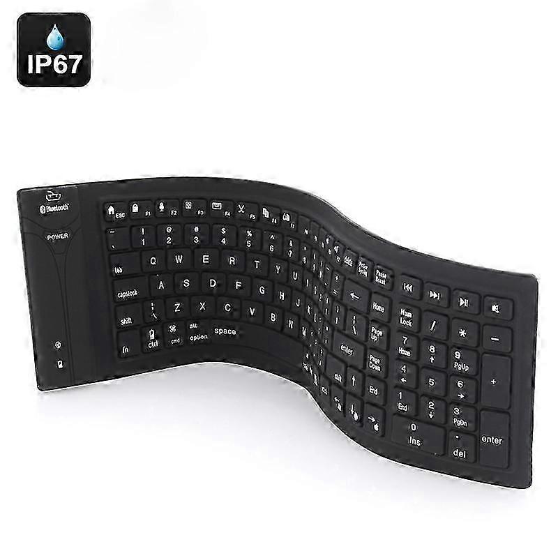 JA-11 108-keys Foldable Silicone Bluetooth Keyboard