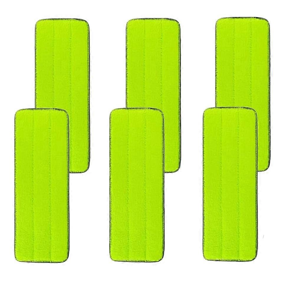 Replacement Microfiber Mop Pads for Libman Rinse 'N Wring Mop and Bucket System, Washable Reusable -6 Pack