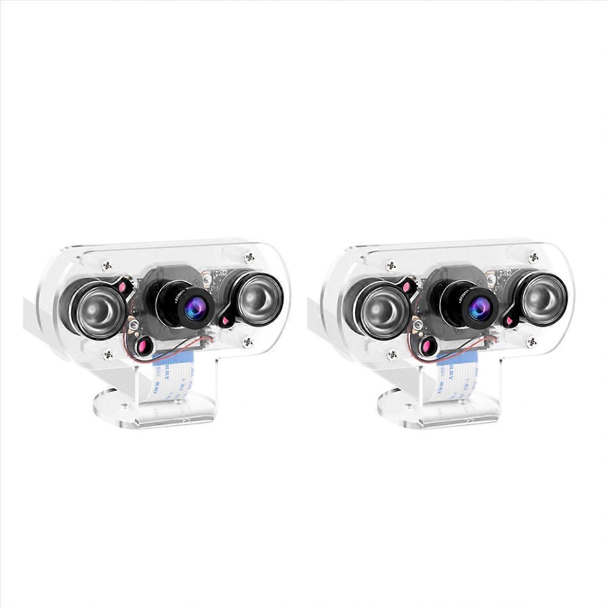 2X for 4B Camera with Holder and Cable IR Camera Module 5MP OV5647 Webcam Automatically Switching Be