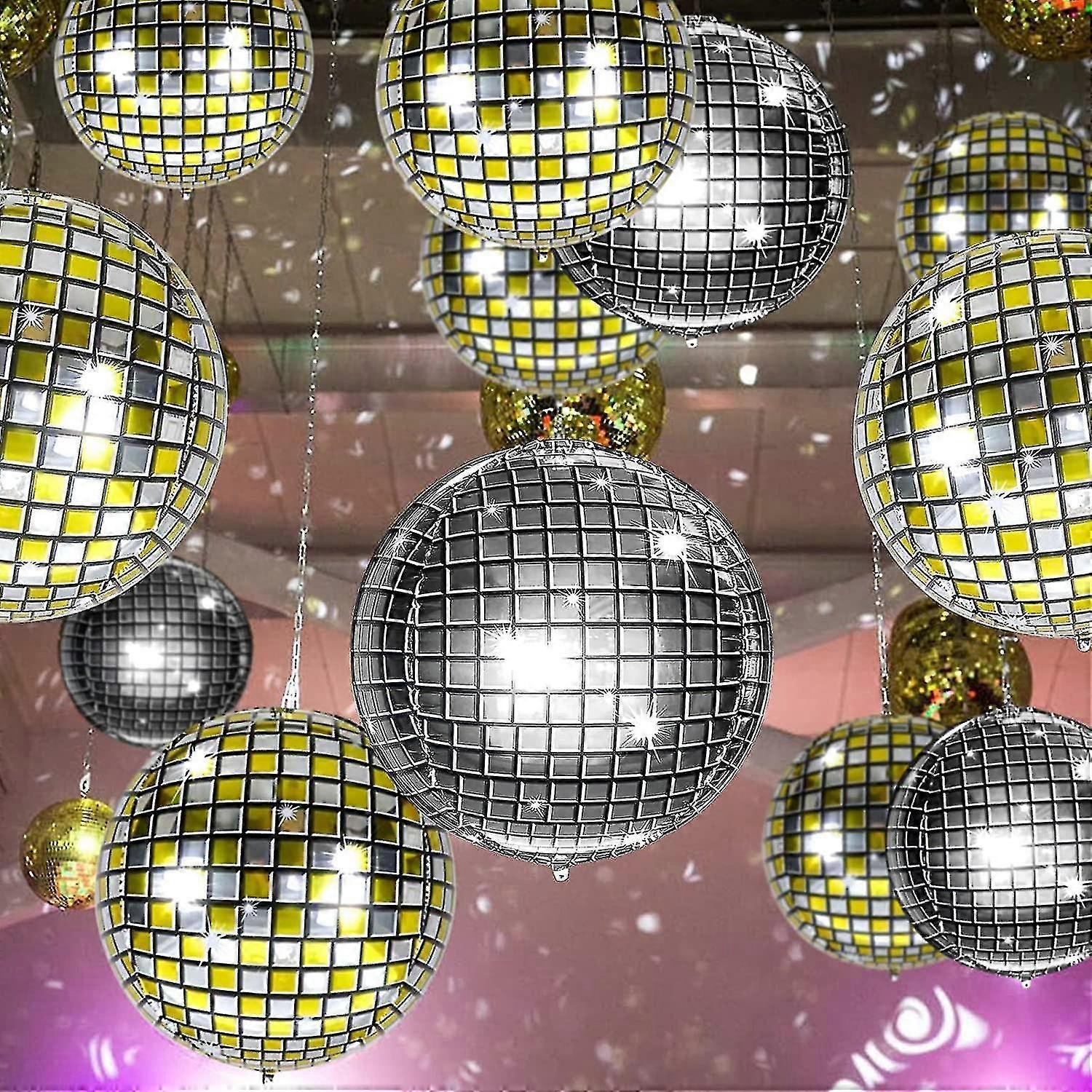 22 Polegadas Disco Party Decoration 4d Disco Ball Balloon