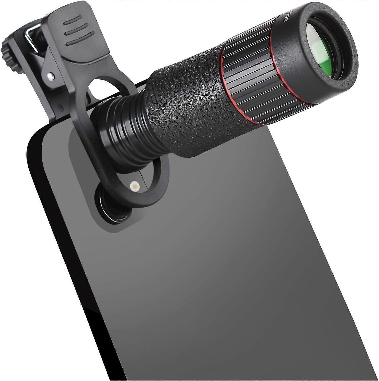32X Long Focus Telephoto Phone Lens for iPhone and Android,Zoom Cellphone Camera Lens with Phone Clip
