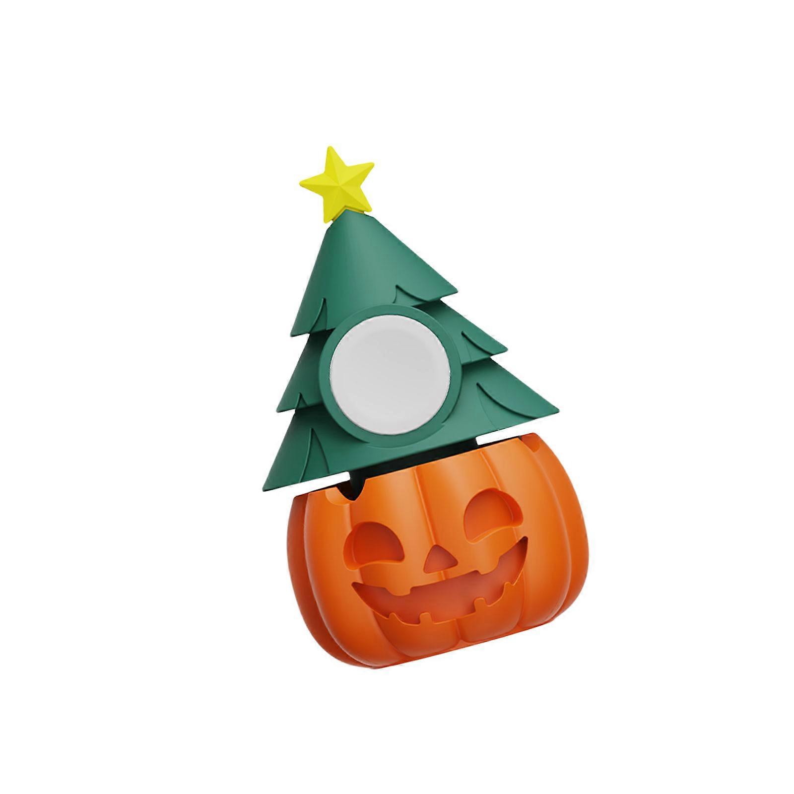 Pumpkin Charging Stand Silicone Charging Holder Dock Support Stand For Watch Series 10 9 8 7 6 5 4 3 2 Ultra 2 1 Multicolor