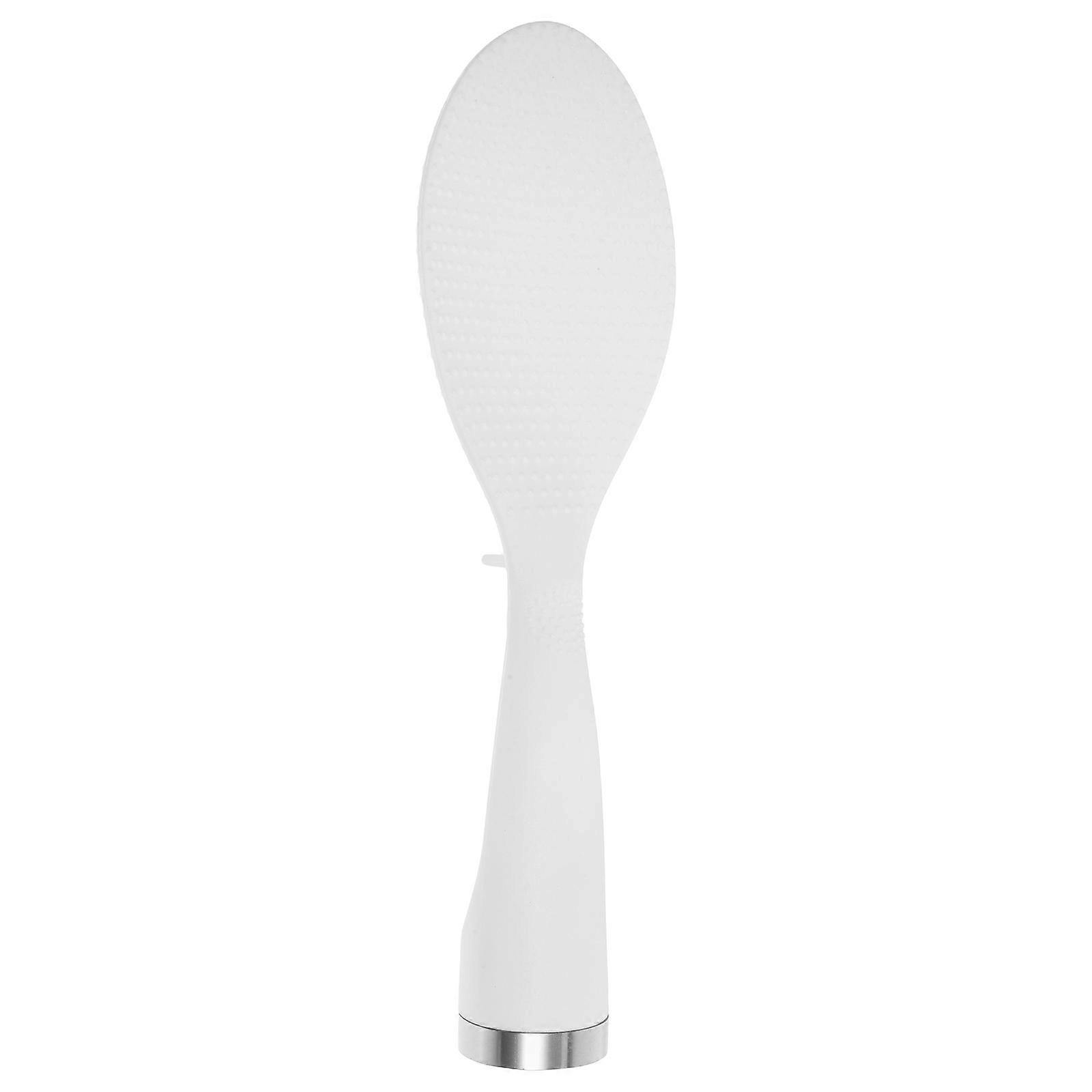 Electric Rice Cooker Paddle for Kitchen Use with White Non-Stick Serving Spoon