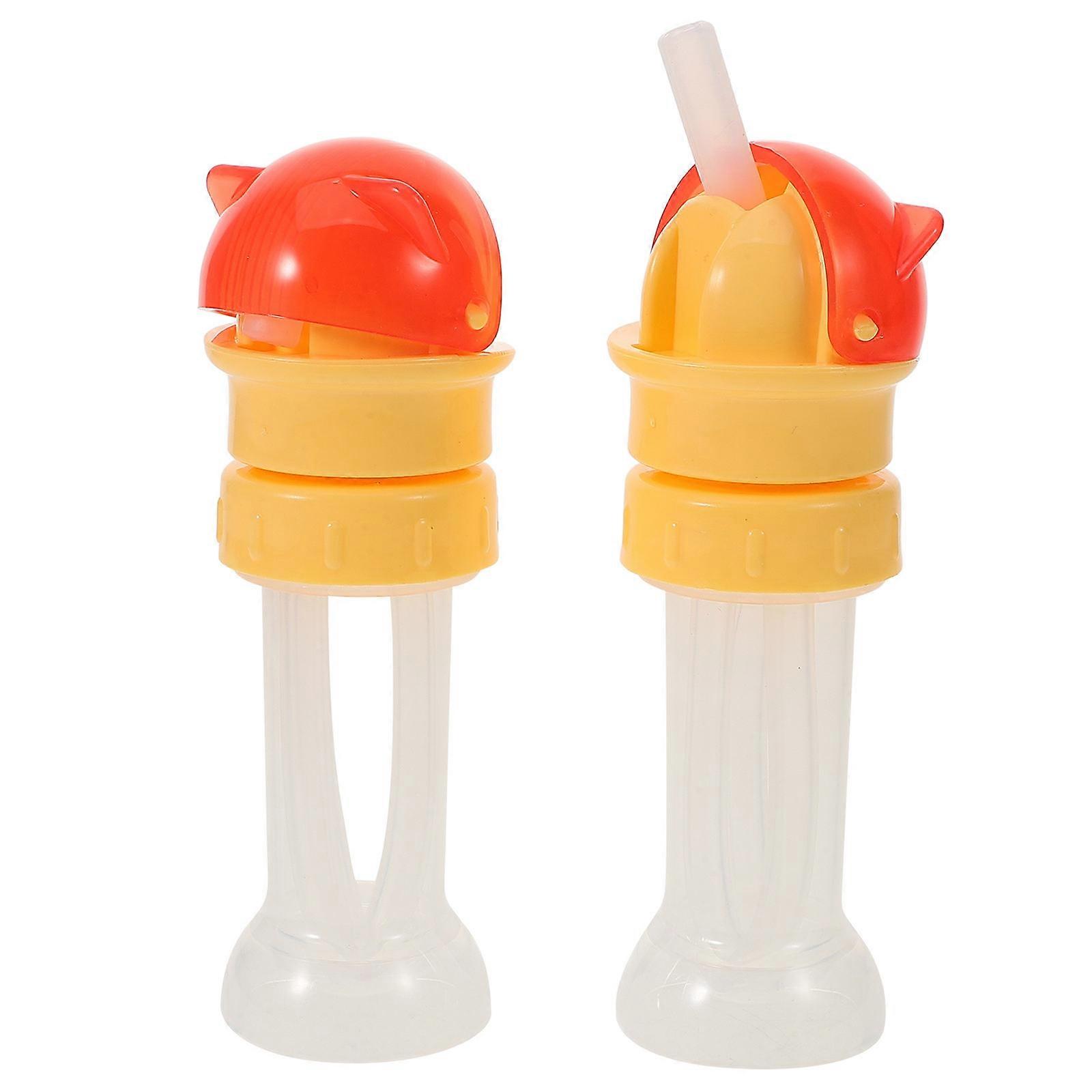 Spill Proof Water Bottle Cap Lid 2Pcs Red Practical Material