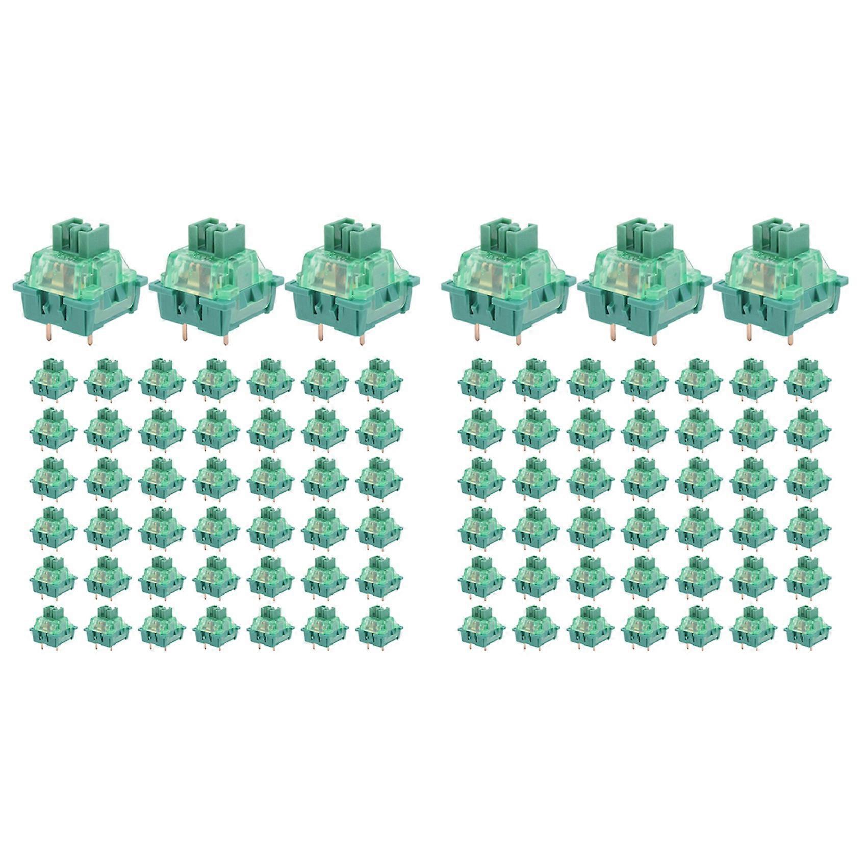 Akko V3 Pro Keyboard Switch Matcha Green Switches 3 Pin 50gf Linear Switch for MX Mechanical Keyboard (90 Pcs)