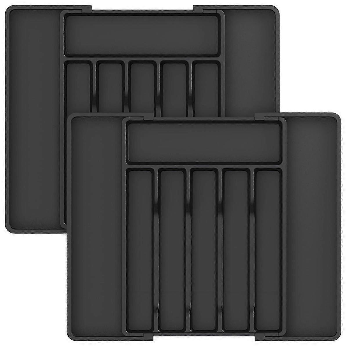 Drawer Organizer Expandable Utensil Tray for Kitchen Adjustable