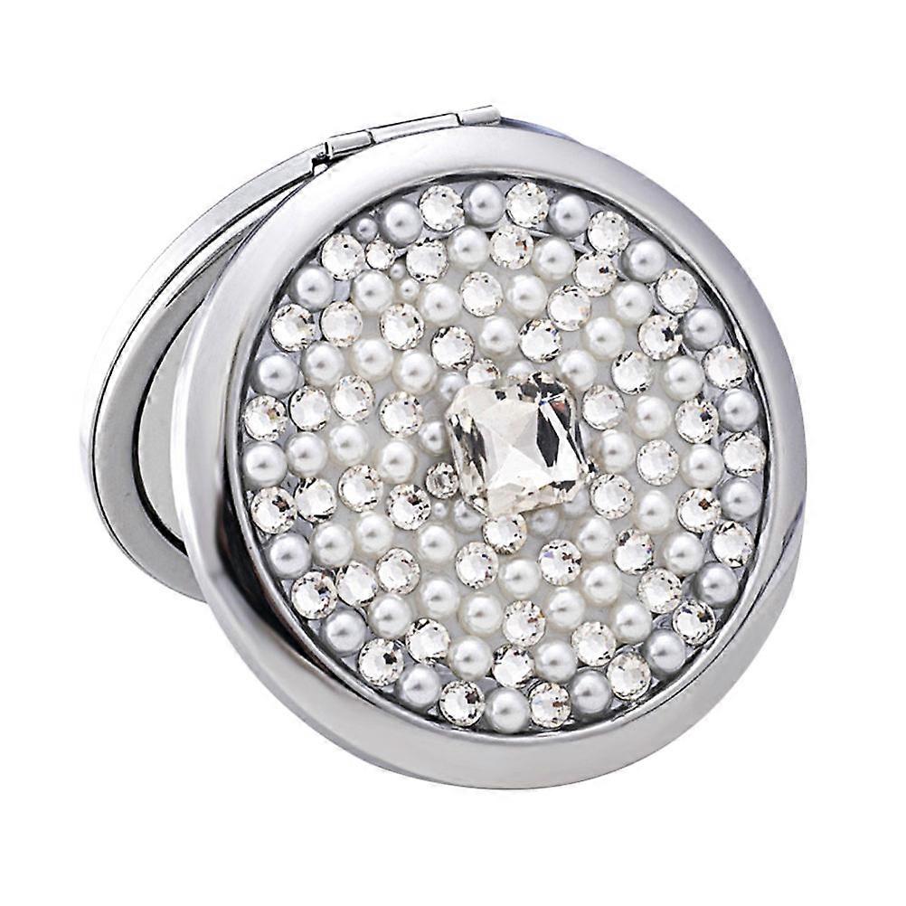 Portable Cosmetic Mirror for Women Use 1Pcs Double-Sided Folding Magnifying Mirror