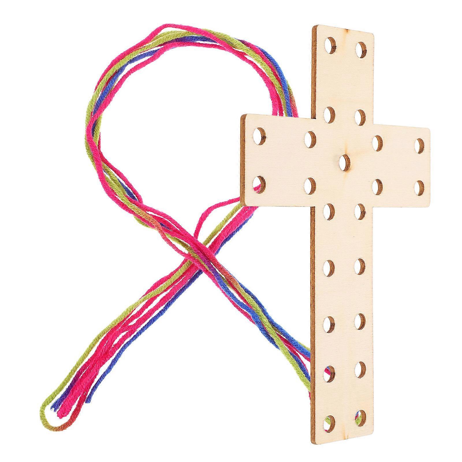 Yarn Weaving Project Kit Decorative Item Assorted Color 1 Set