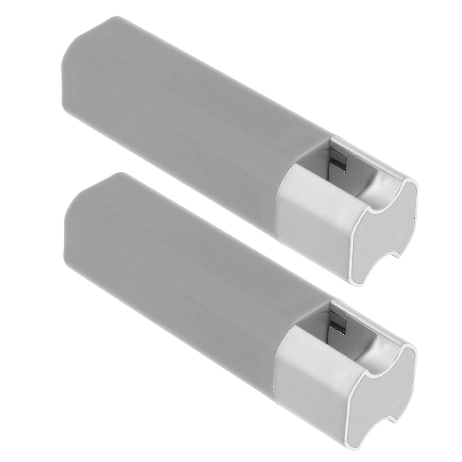 Grey Iron Plastic Blind Cord Pull Drop 2Pcs for Roller Blind Repair