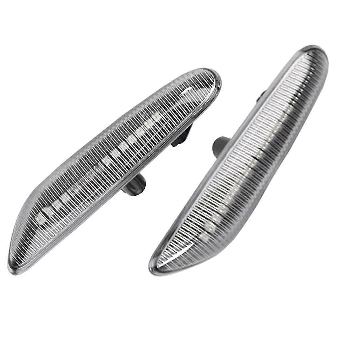 63137253326 2 Pin Interface Sequential Flashing LED Side Marker for BMW 1/3/5 Series X1 E84 X3 E83 Crystal