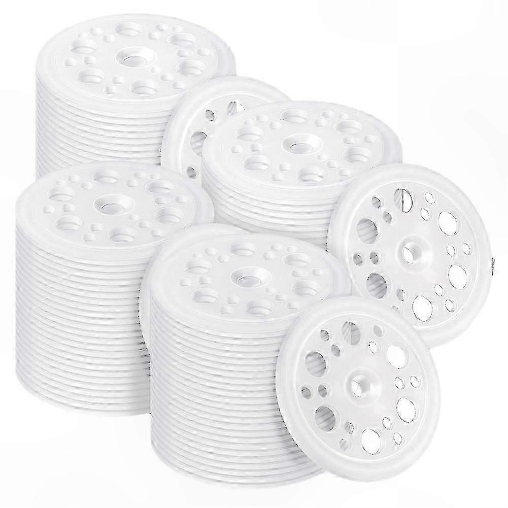 45mm Polypropylene Insulation Washers, 200-Pack for Load Spreading and Support Applications