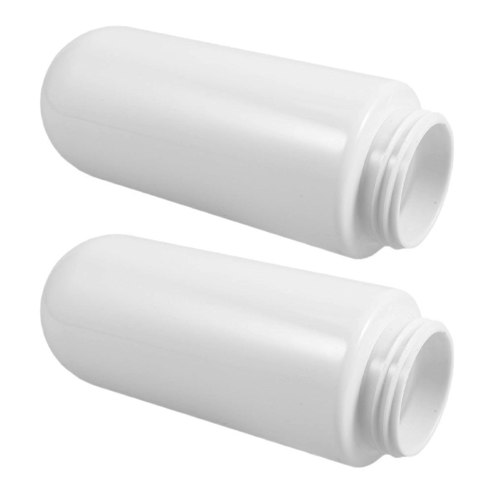 Waterproof Lampshade Plastic Cylinder Replacement for Outdoor Use 2Pcs