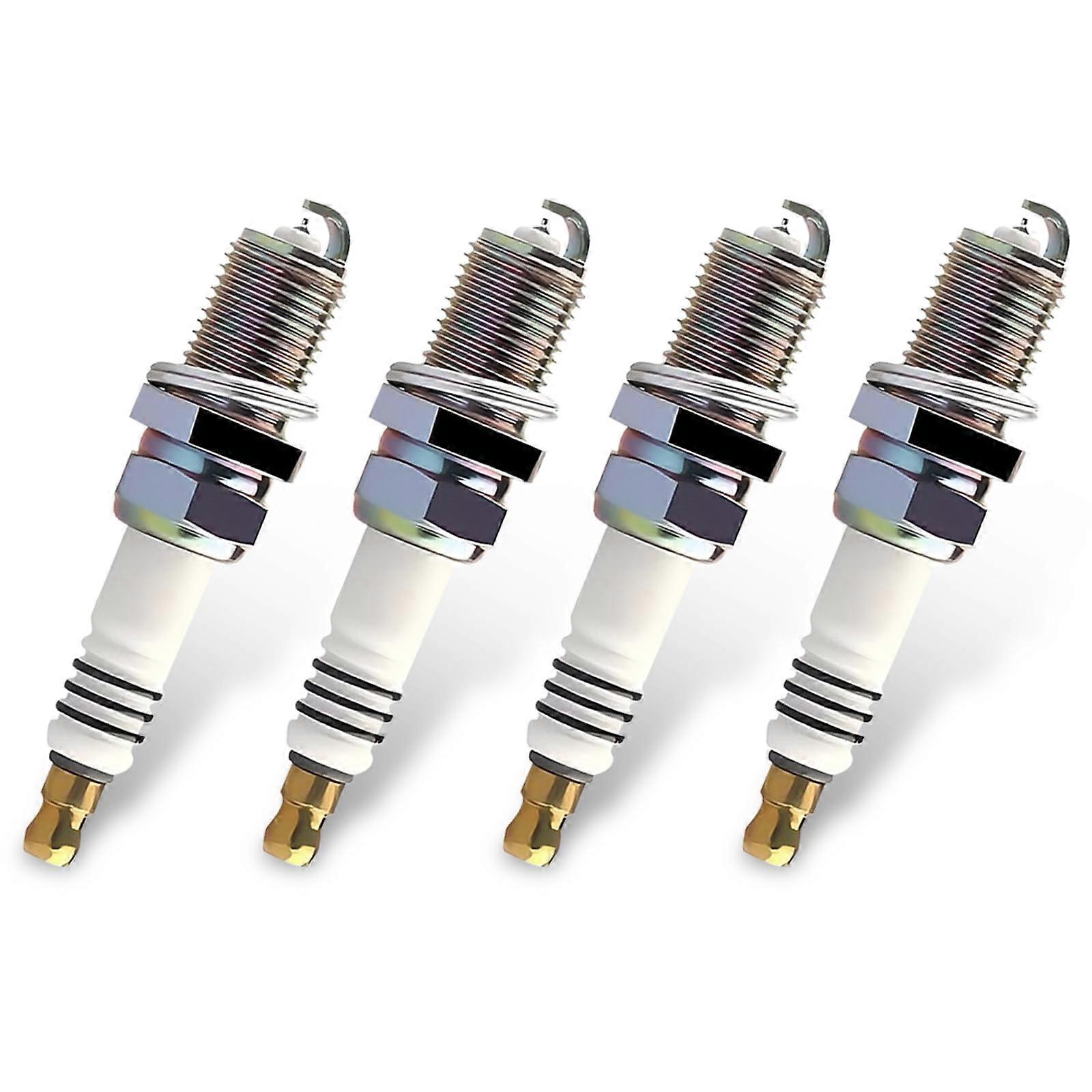 4PCS Alloy Car Spark Plug for Honda Mazda Lexus, Rapid Ignition Fuel Efficient Performance