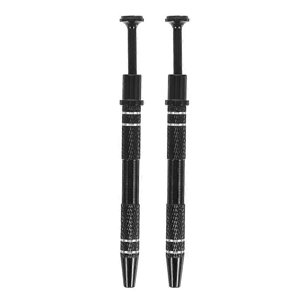 MLINS 2pcs 4 Claw Pickup Tools for Small Parts IC Chips Remover Electronic Component Grabbers 4 Prong Spring Assisted Extractor