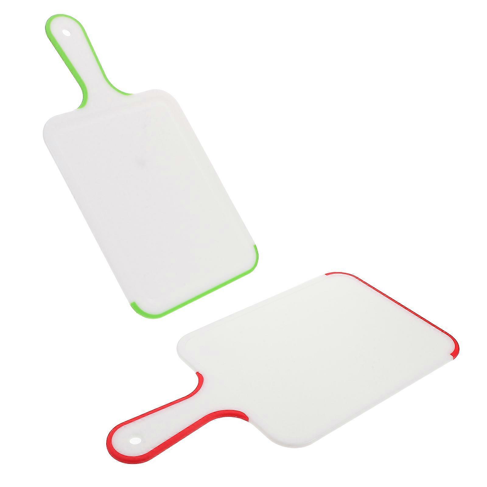 Plastic Dual-Sided Cutting Board Portable for Camping 2Pcs Pack