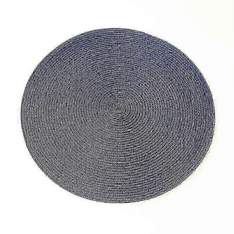 Hand-woven table mats for dining room, set of 6 non-slip pieces