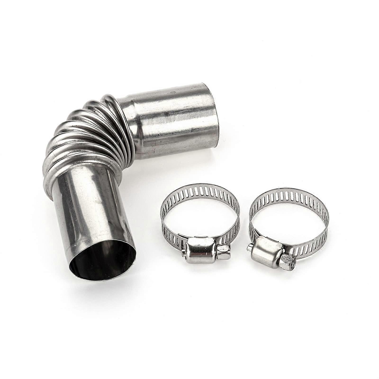 4pcs 24mm Diesel Heater Exhaust Pipe Connector with Clamps for Webasto Secure Easy Fit