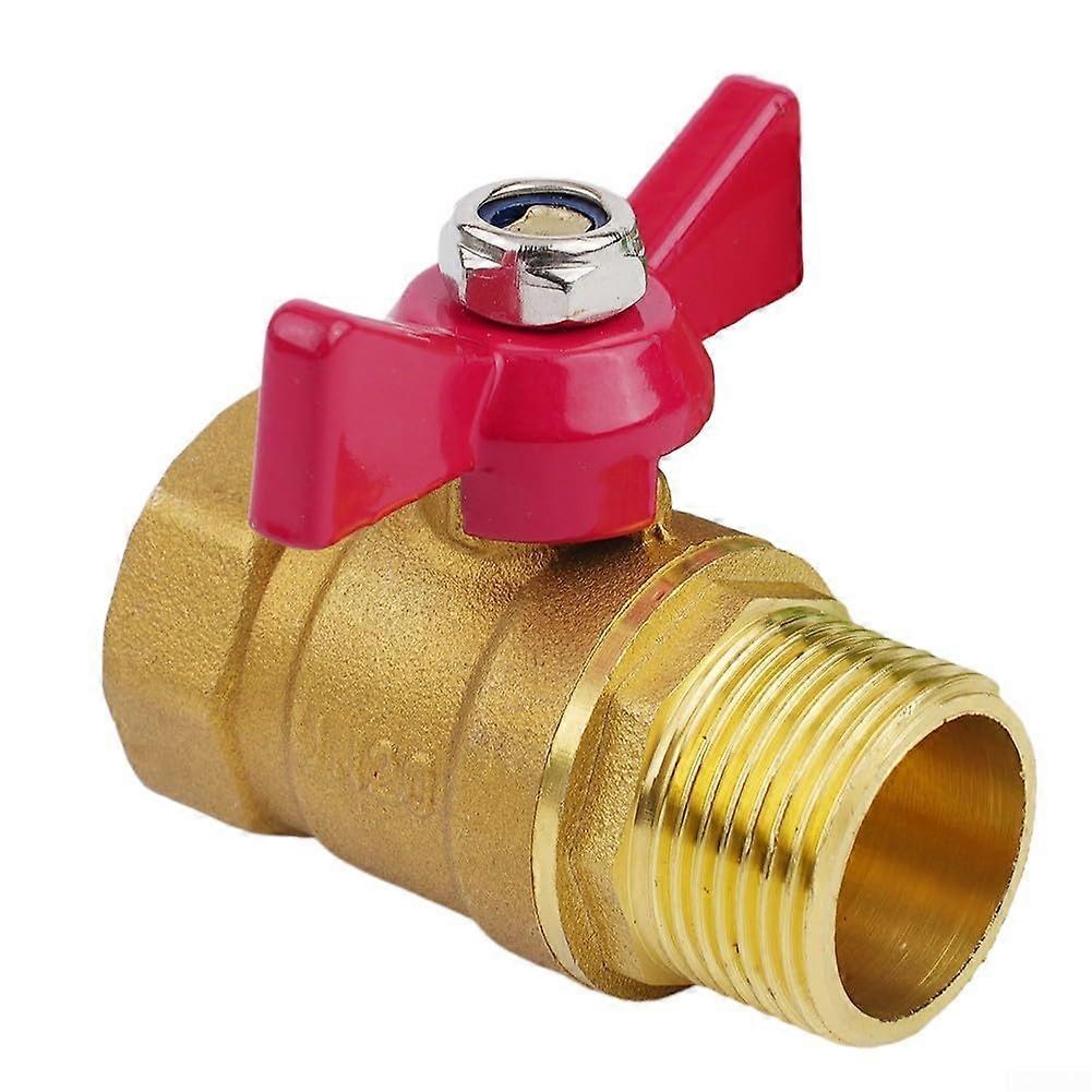 Brass Wing Handle Ball Valve DN20 BSP Thread, Durable Brass Construction for Easy ShutOff