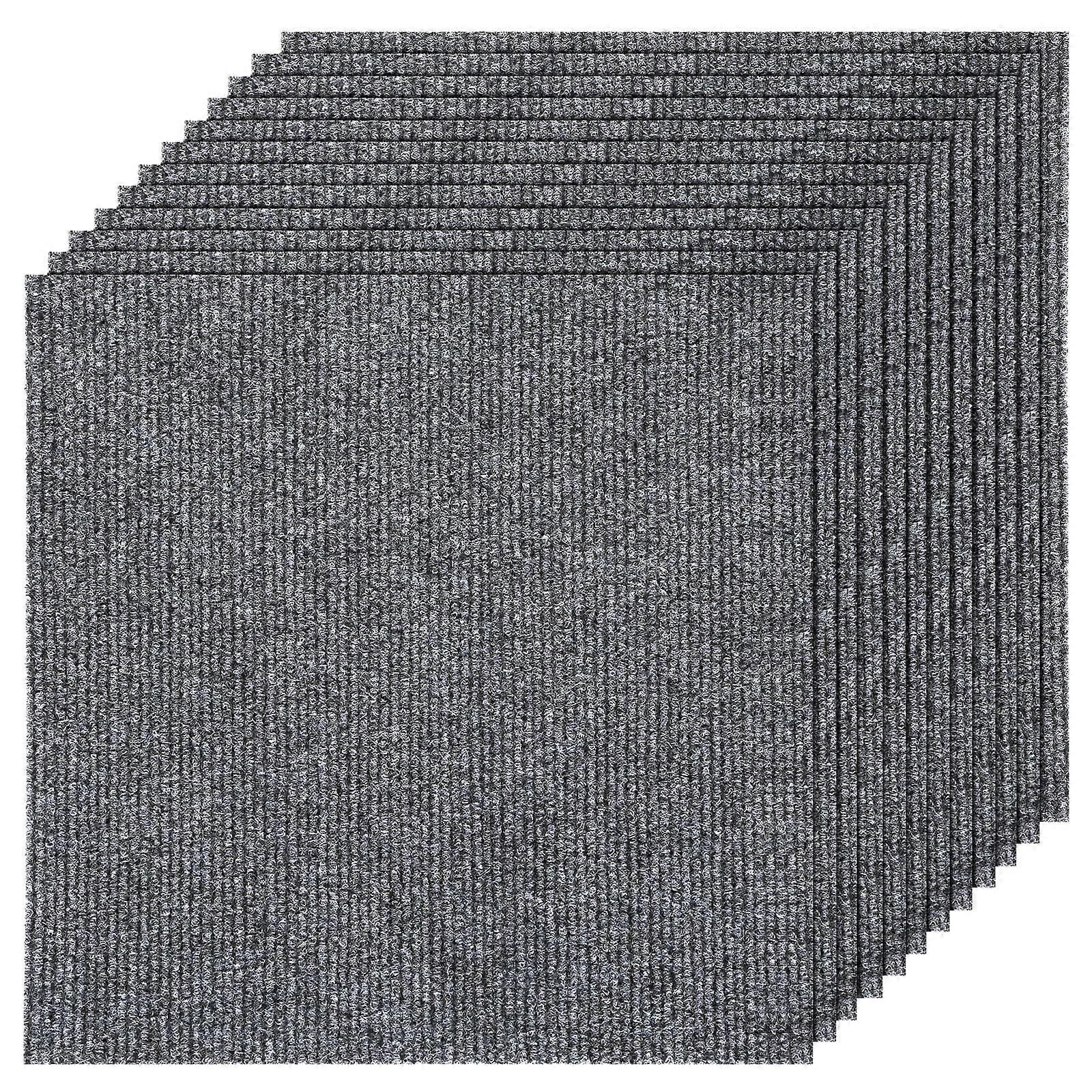 36 Pack Self Adhesive Carpet Tiles 12x12 Inch Peel and Stick Squares for Home, Washable Noise Reducing