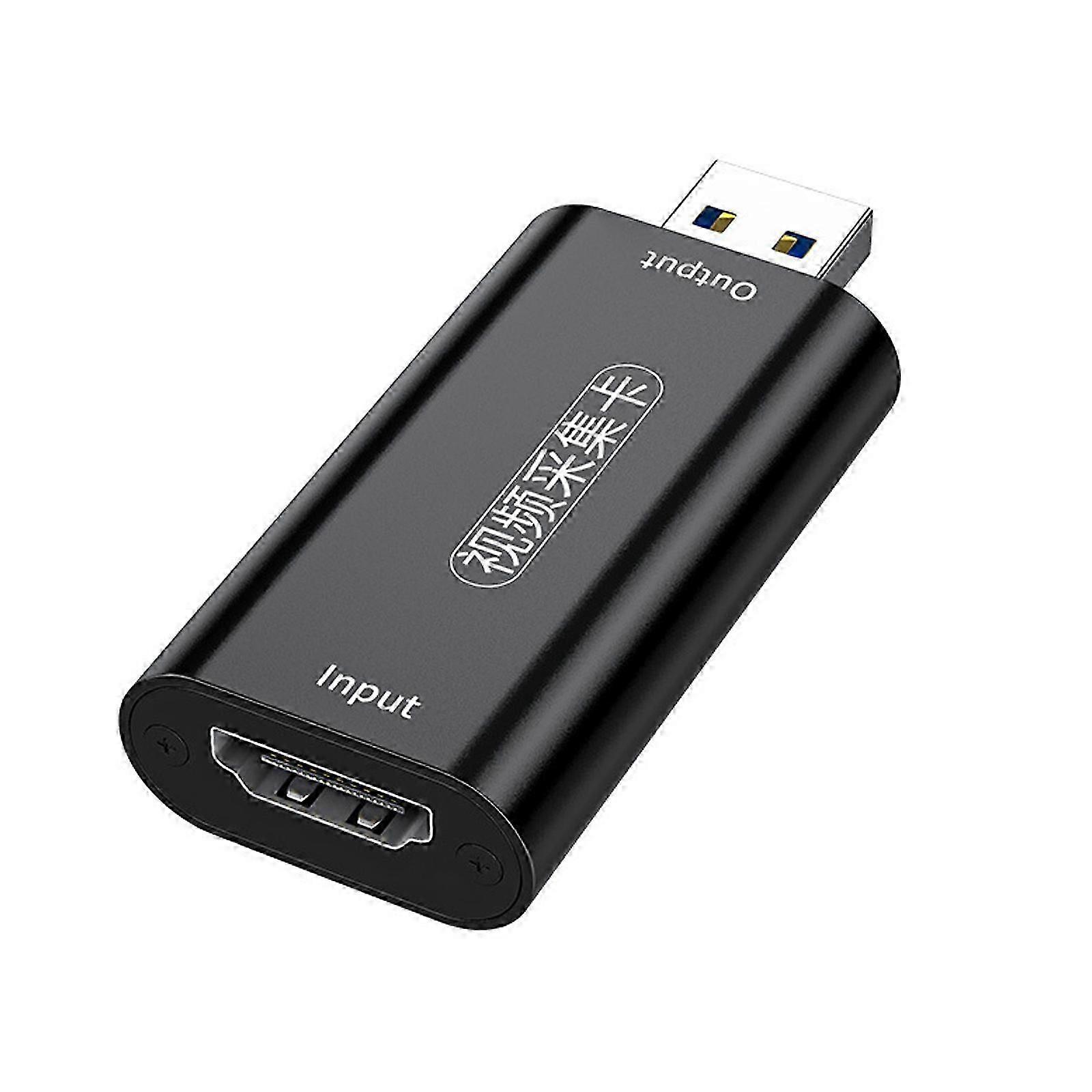 USB3.0 4K Video Capture Card, 1080p Output, Audio Recorder