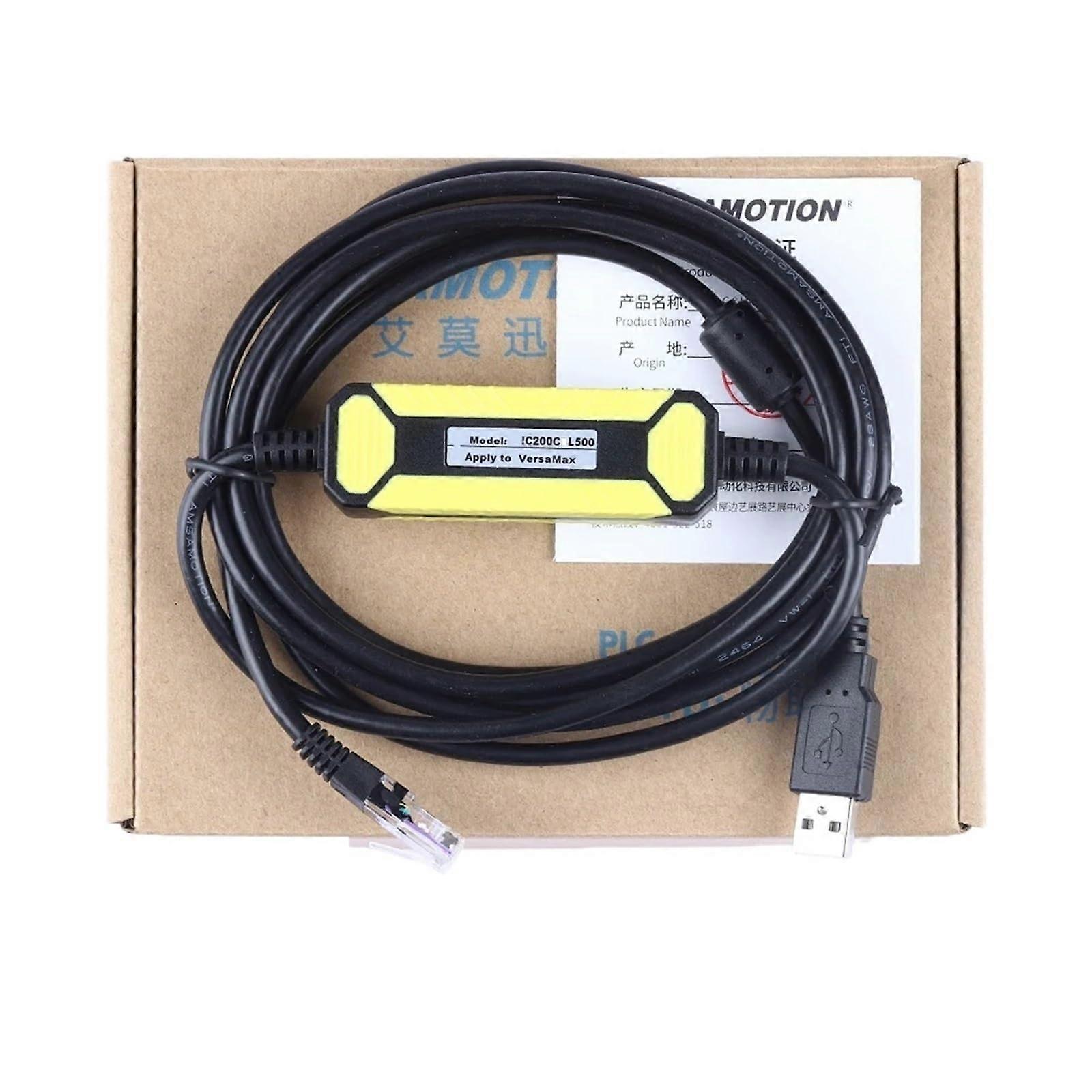 PLC Programming Cable Micro USB Fast Data Transfer Cord for GE VersaMax Nano IC200CBL500