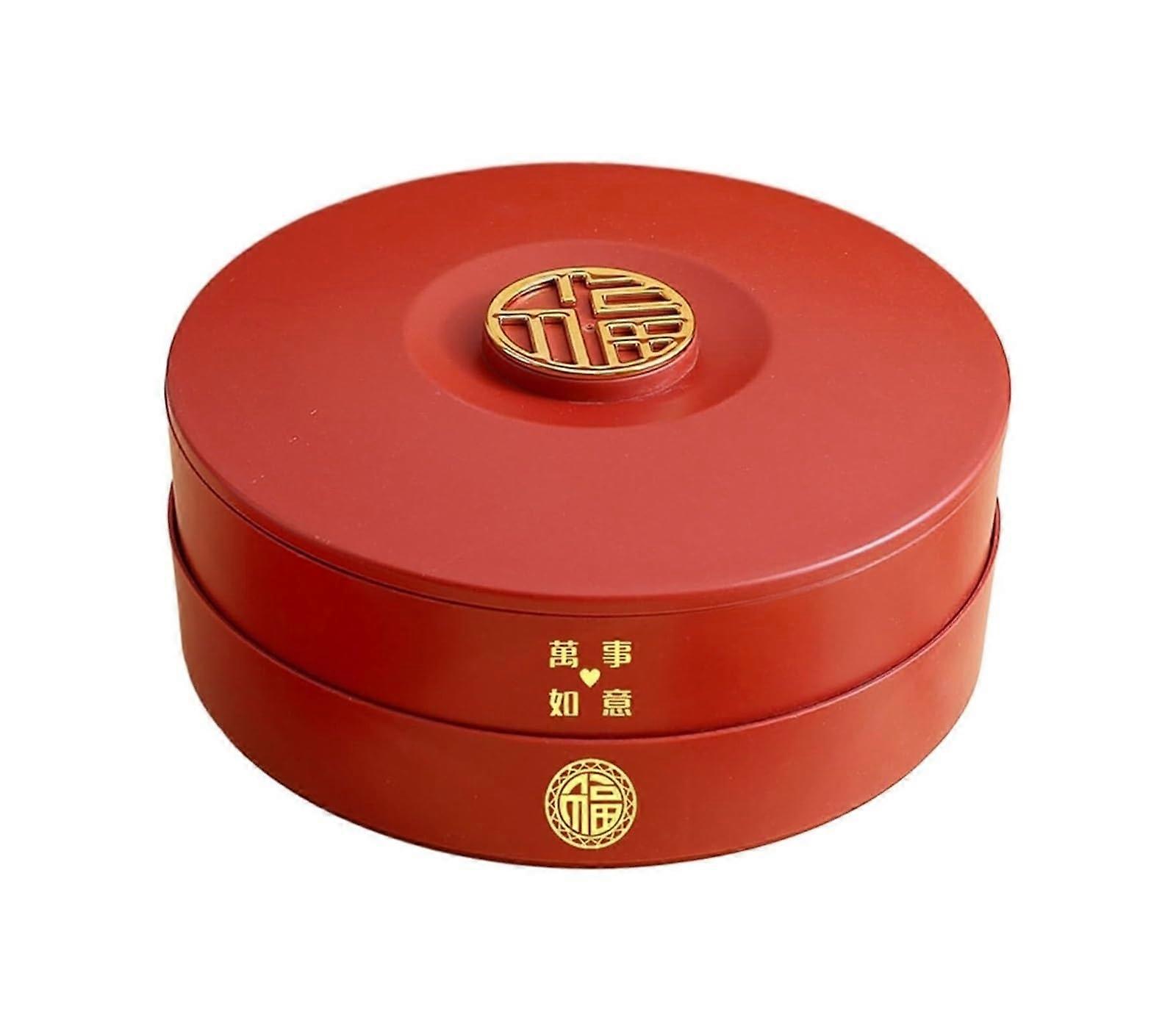 Serving Tray with Lid, Large Capacity MultiCompartment Snack Platter for Party and  Year