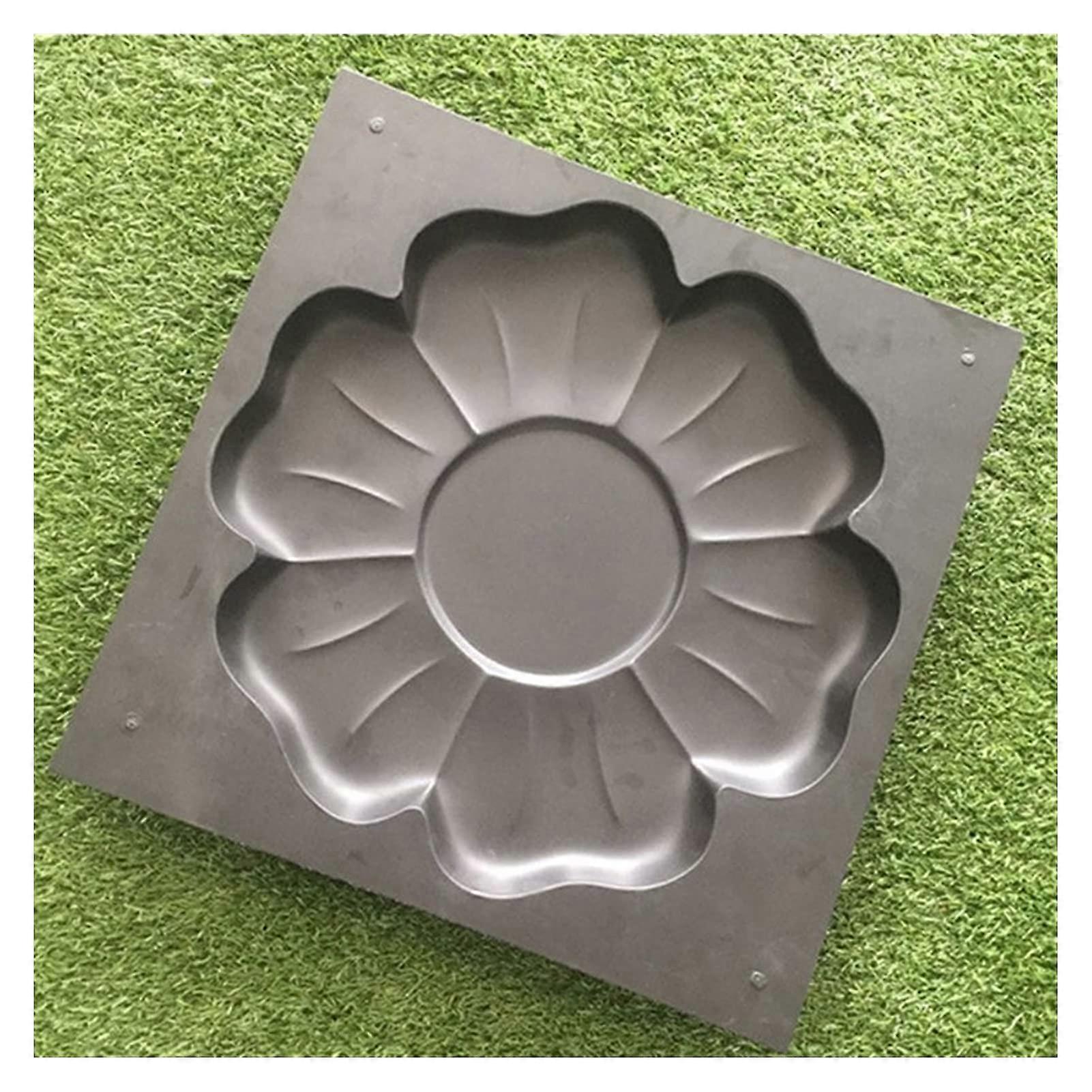 Concrete Path Mold for DIY Garden Pathway, Reusable Paving Stone Mold with Geometric Pattern