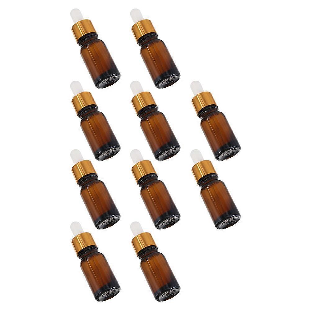 Frosted Empty Bottle Essential Oil Dropper for Storage Use 10Pcs Glass Set