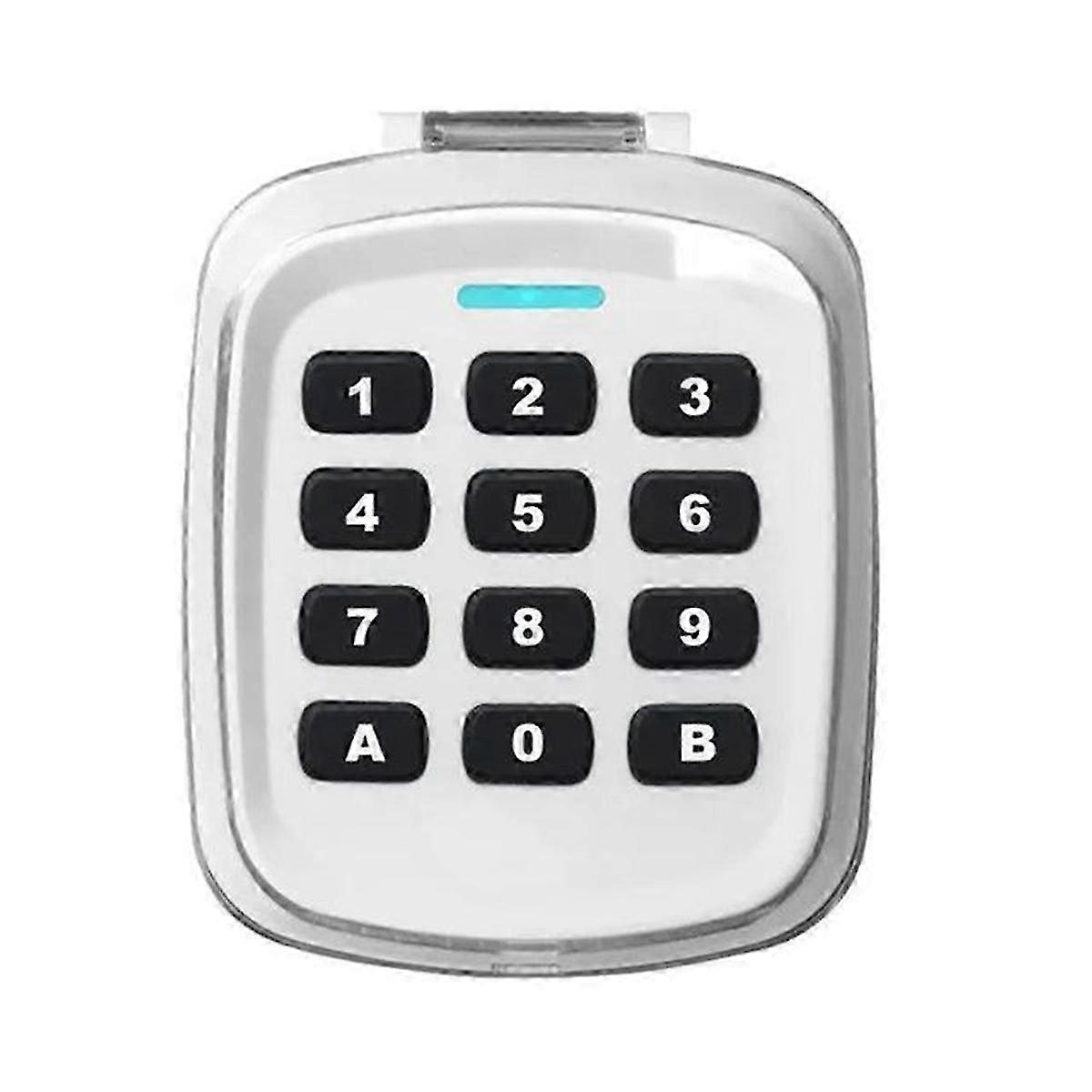 Door Key Wireless Keypad Code Remote Control Door Opener(White) 25-26