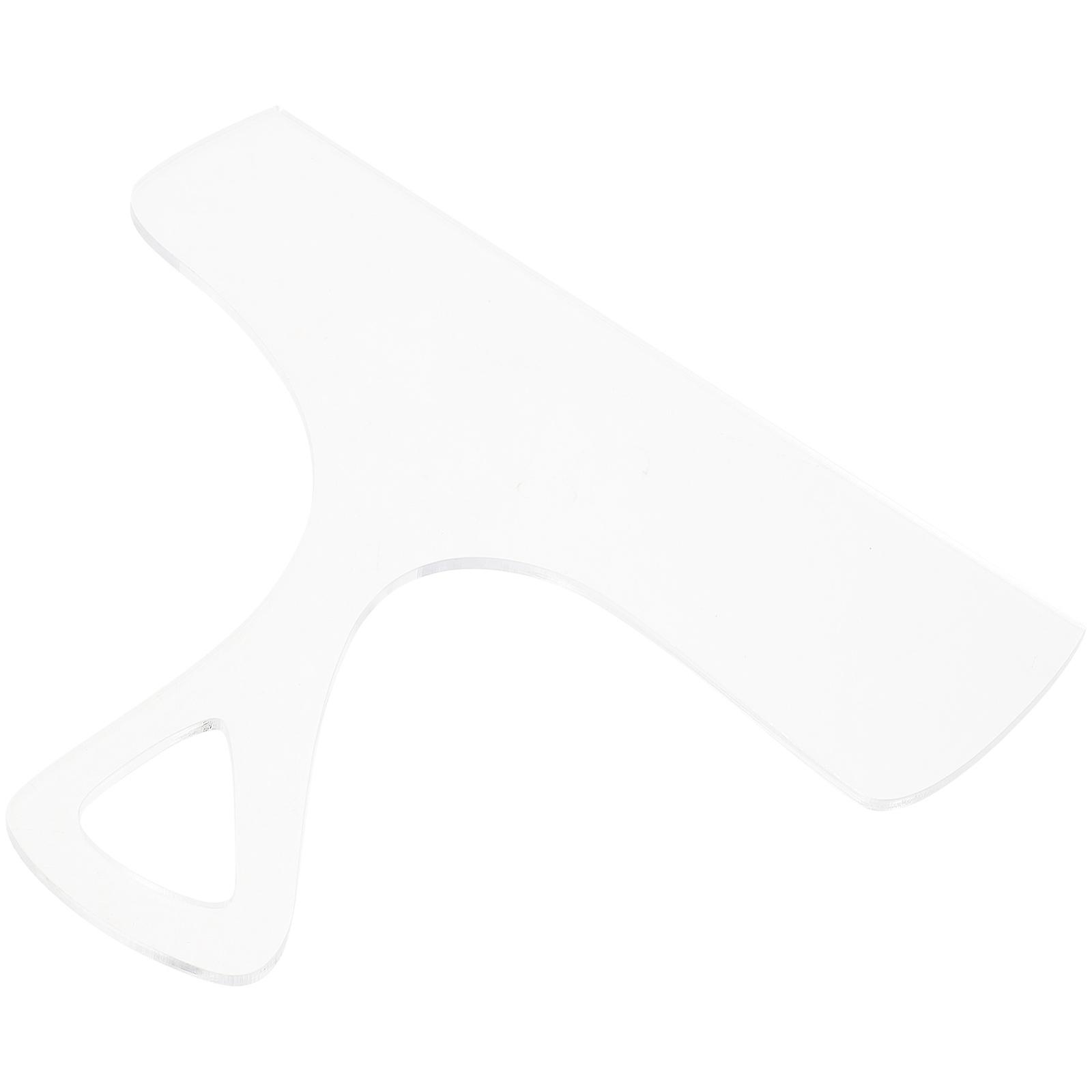 Acrylic Cutting Board Handle Template for Woodworking Use 2Pcs Transparent Stencils