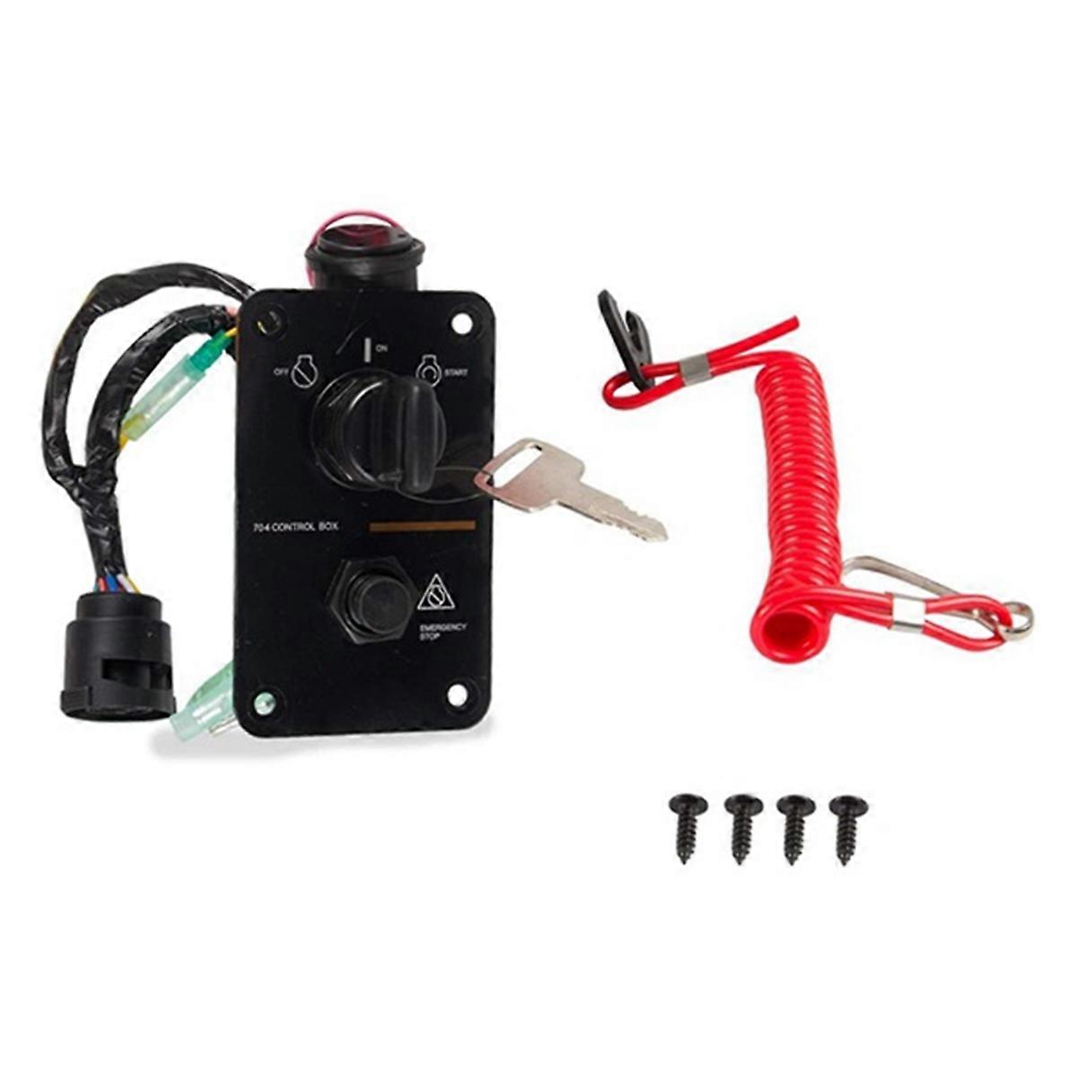 Outboard Single Control Key Panel Engine Switch Panel for 