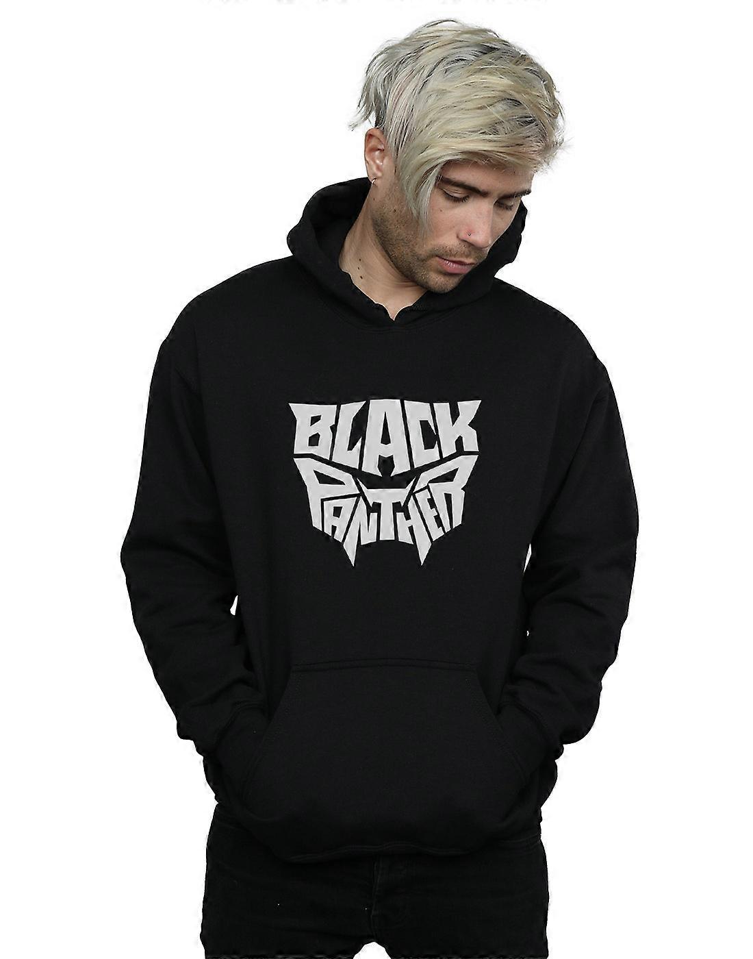 Marvel menns Black Panther formulert Emblem Hettegenser