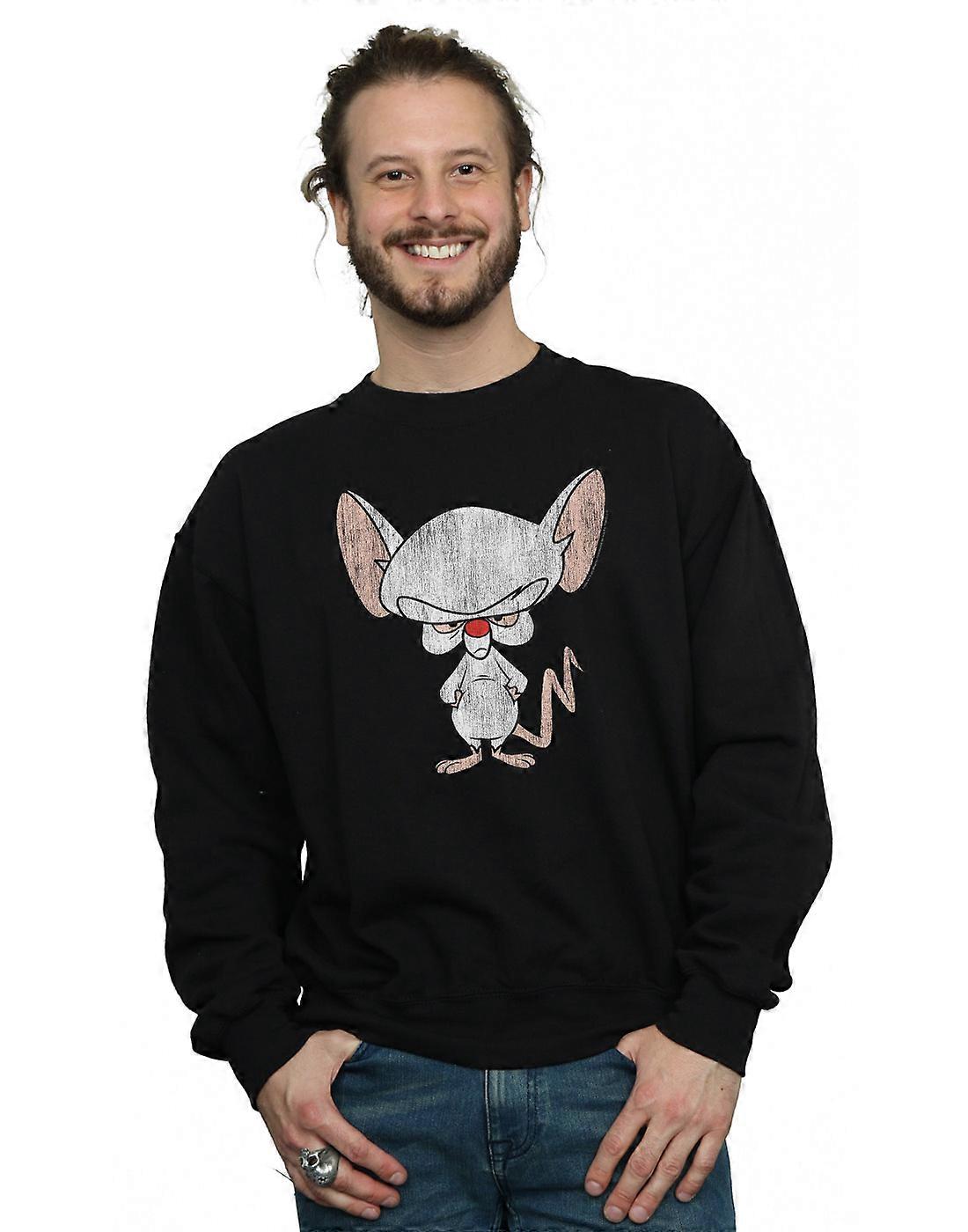 Animaniacs Men's The Brain Classic Pose Sweatshirt