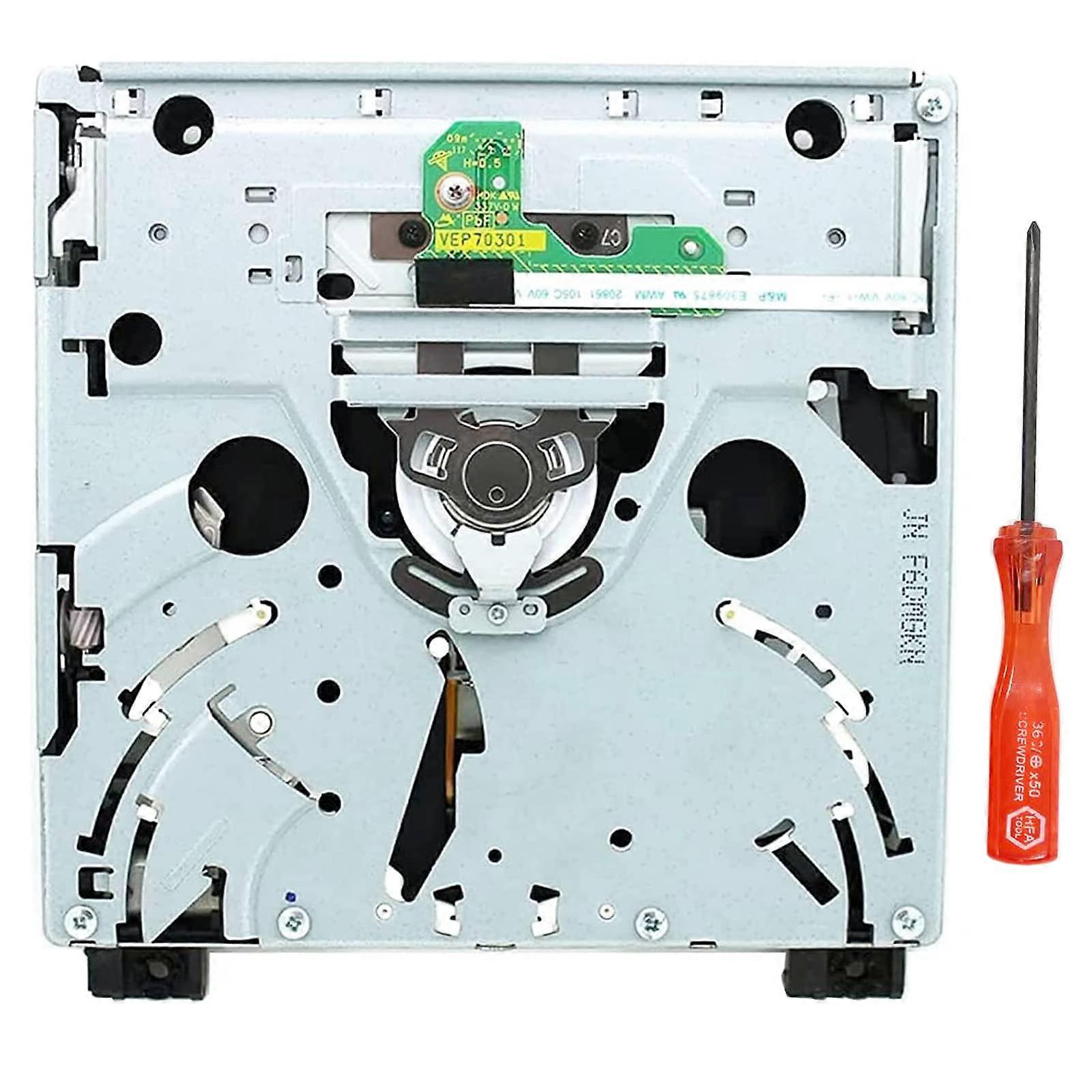 DVD Drive Replacement  Part for Nintendo Wii, Full Model Compatibility, Plug and Play with YScrewdriver
