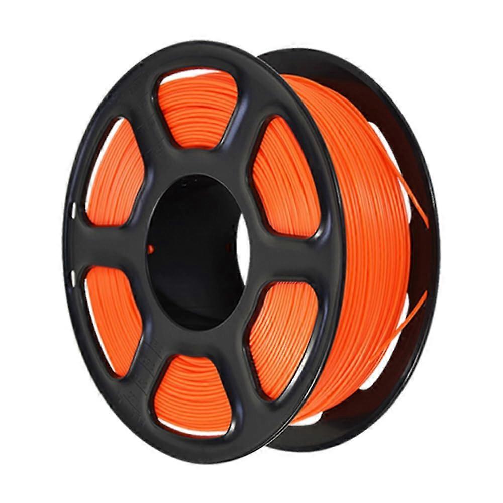 PETG 3D Printer Filament 1.75mm Orange 1KG Spool Easy Printing Warp  Transparency