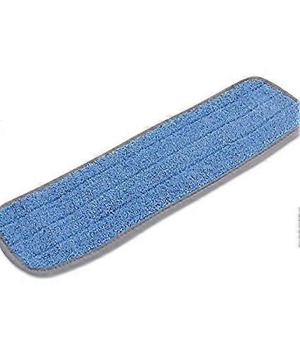 18 Inch Blue Microfiber Mop Head with Dust Trap Technology and Machine Washable Pad