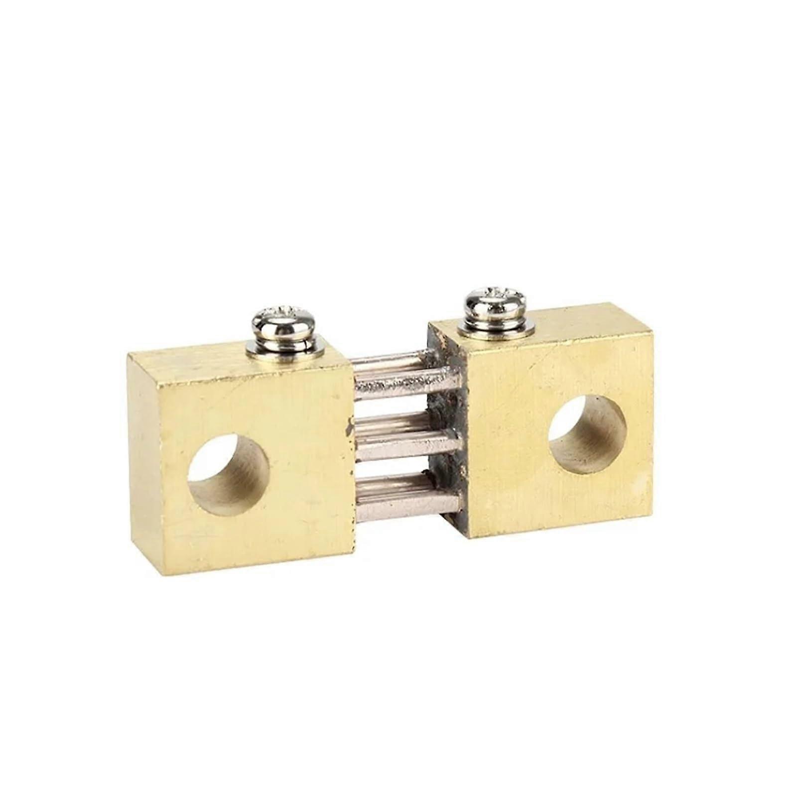 DC Ammeter Shunt 75mV 750A Precision Current Shunt Resistor for Digital Voltmeter Measurement