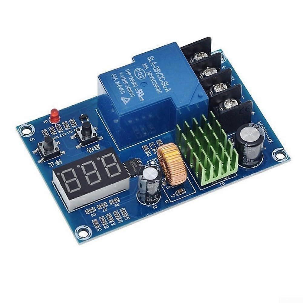Battery Charge Controller 60V with LED Display, Adjustable Voltage and Overcharge Protection