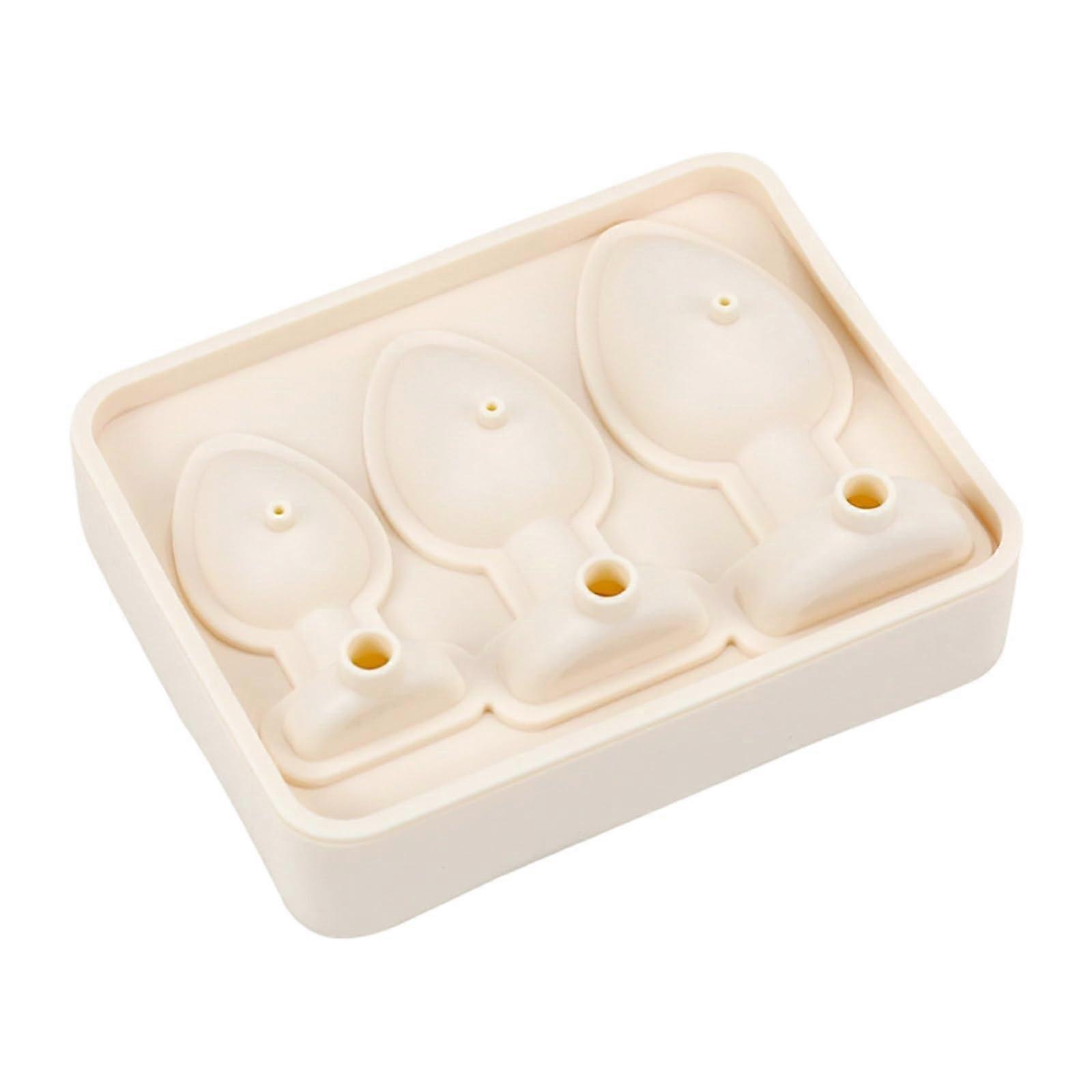 Silicone Ice Cube Tray Funny Shape Flexible Mold Easy Release for Drinks Desserts Parties