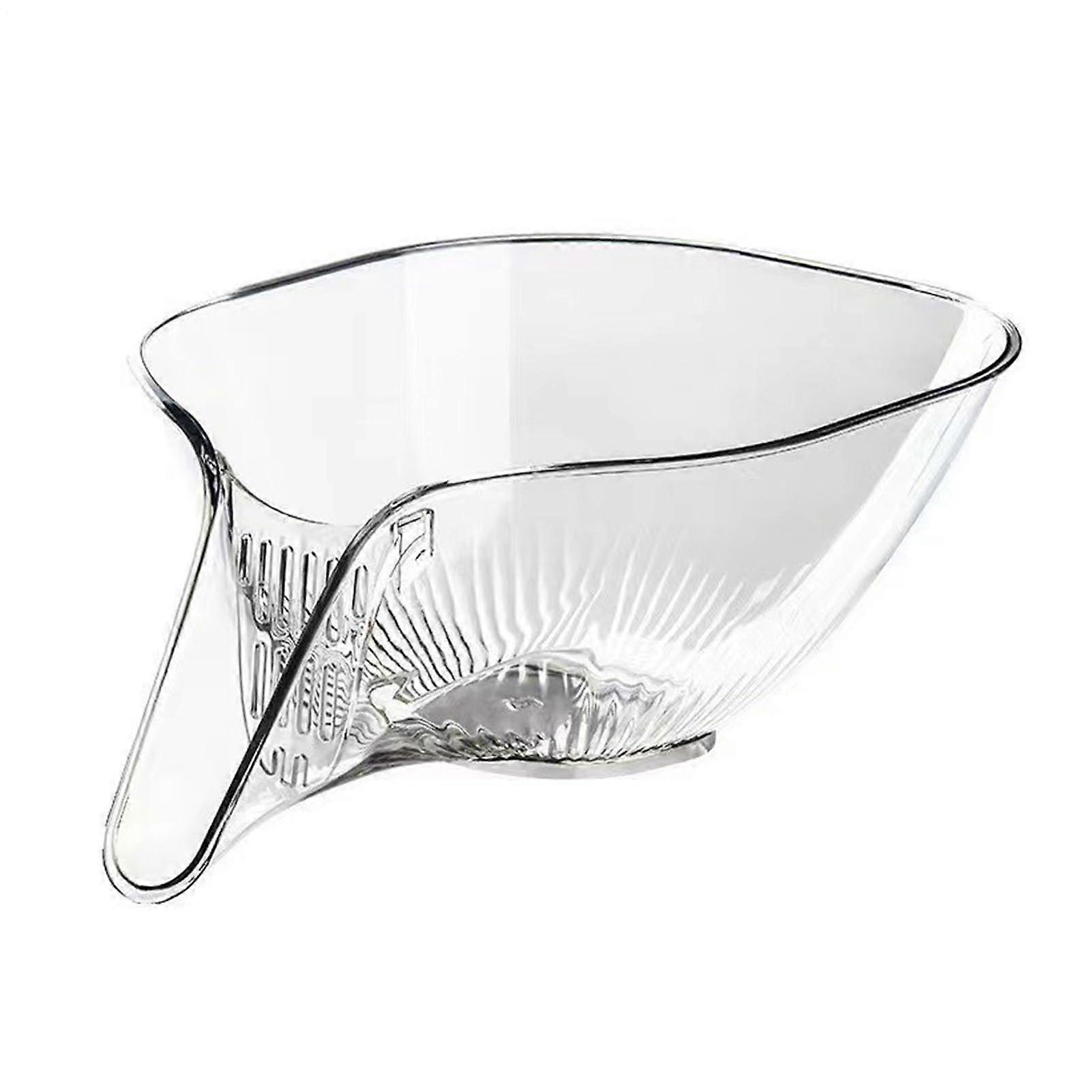 Fruit Strainer and Vegetable Colander with Fast Water Drainage NonSlip Design for Kitchen Use