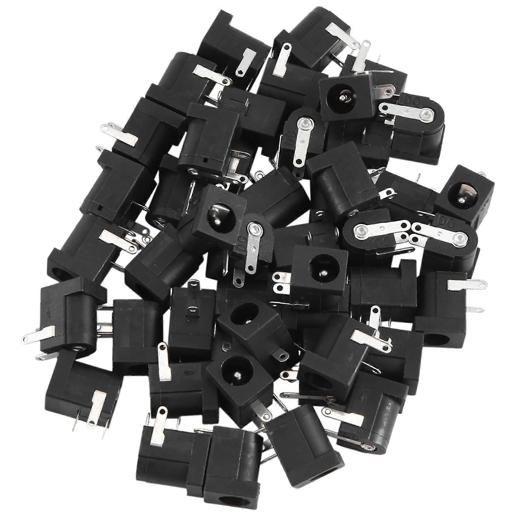 45 Pcs DC Power Jack Socket 2.1mm x 5.5mm Barrel-Type PCB Mount DC-005