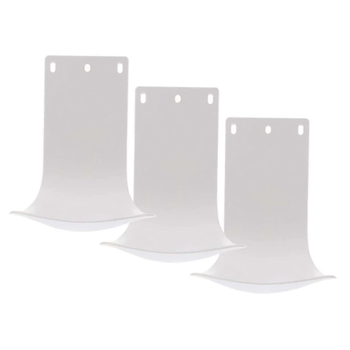 3pcs Leak Resistant Soap Dispenser Tray Set, Durable Plastic Easy Clean Holder for Kitchen and Laundry