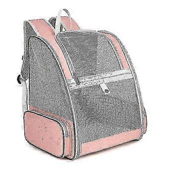 Cat Backpack,large Pet Backpack Carrier With Collapsible Bowl,ventilated Mesh Pet Carrier For Medium