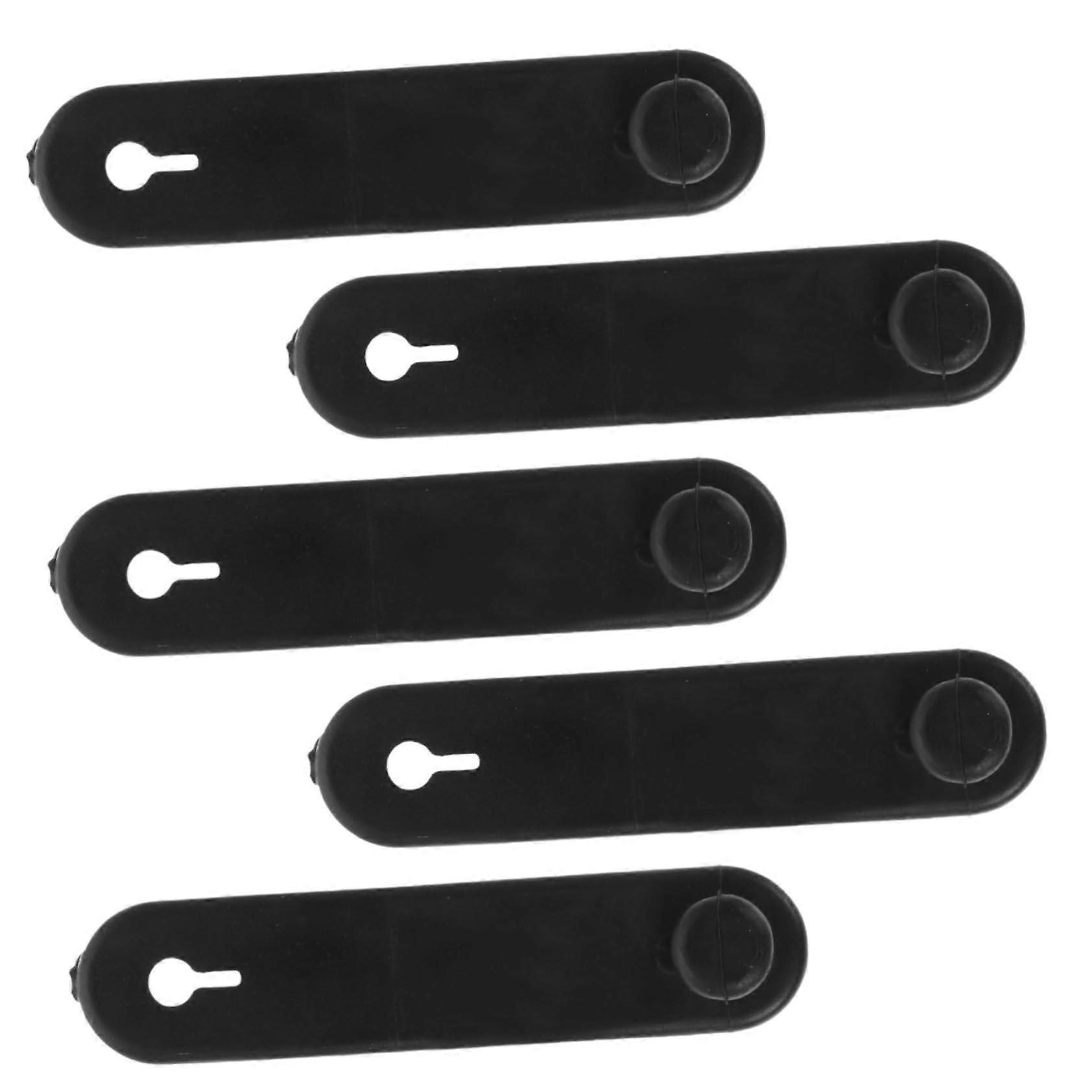 5pcs Silicone Motorcycle Cable Ties for Brake Lines with Quick Tension Adjustment