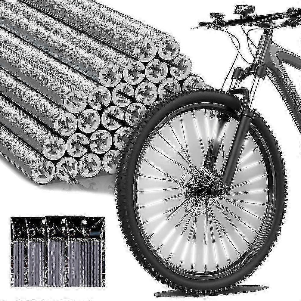 Enhanced Visibility for Kids Bikes: 72pc Spoke Reflector & Reflective Tape Kit