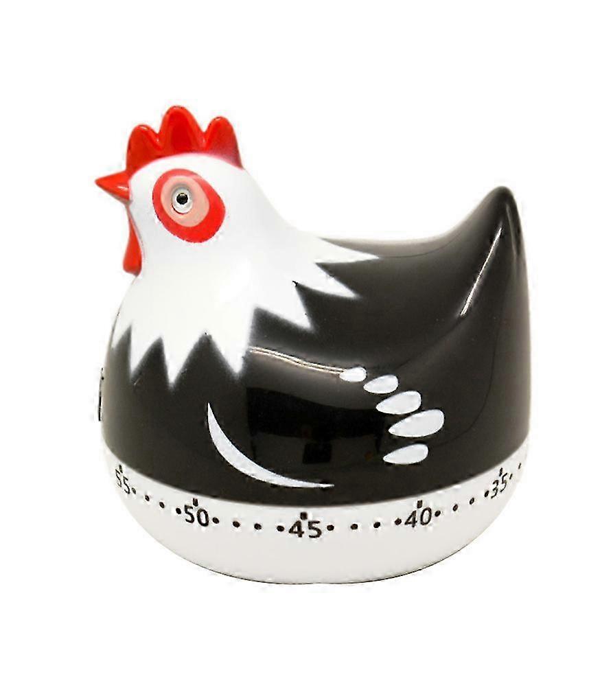 Hen - shaped Timer, 60 - Minute Manual Mechanical Timer for Baking Cooking Learning, Size 6.5×6.5cm