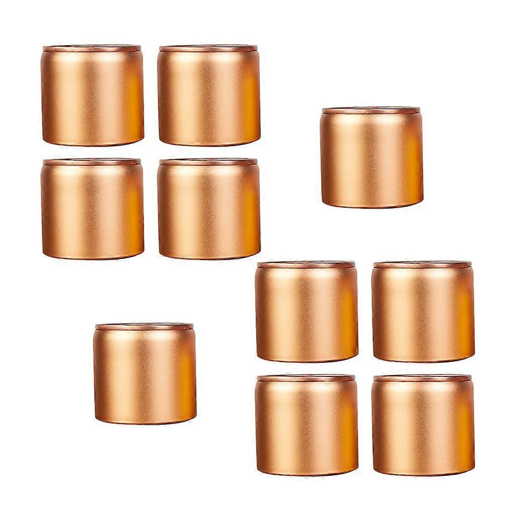 Small Tea Boxes Round Shape Sealed for Travel 10Pcs