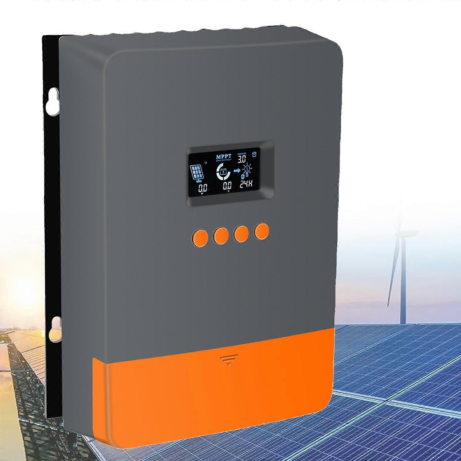 60A MPPT Solar Charge Controller with LCD Display, Efficiency Charging for Lithium and LeadAcid Batteries Ref: 6473