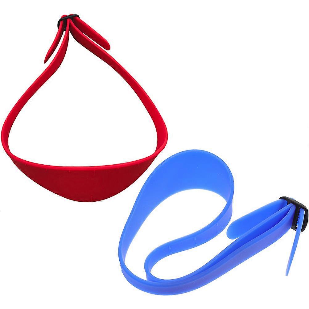 Haircut Guide Silicone Neckline Shaving Template Adjustable 2Pcs