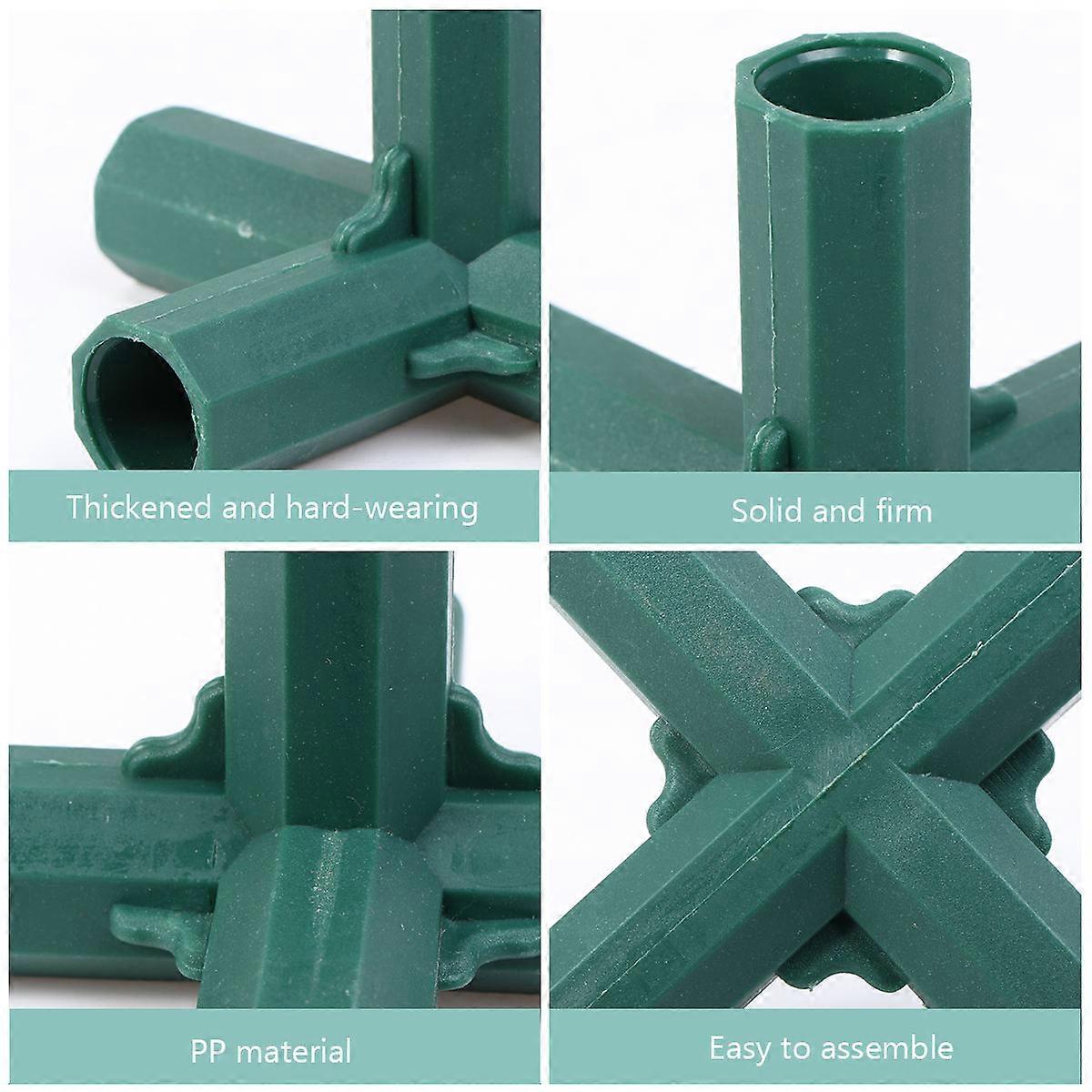 Small Bottom Brackets Garden Brace Parts for Secure Support 8Pcs
